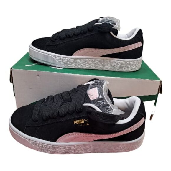 New PUMA Suede XL Women’s Sneakers – Black/Whisper Pink – Size: MultiSize - Picture 4 of 16
